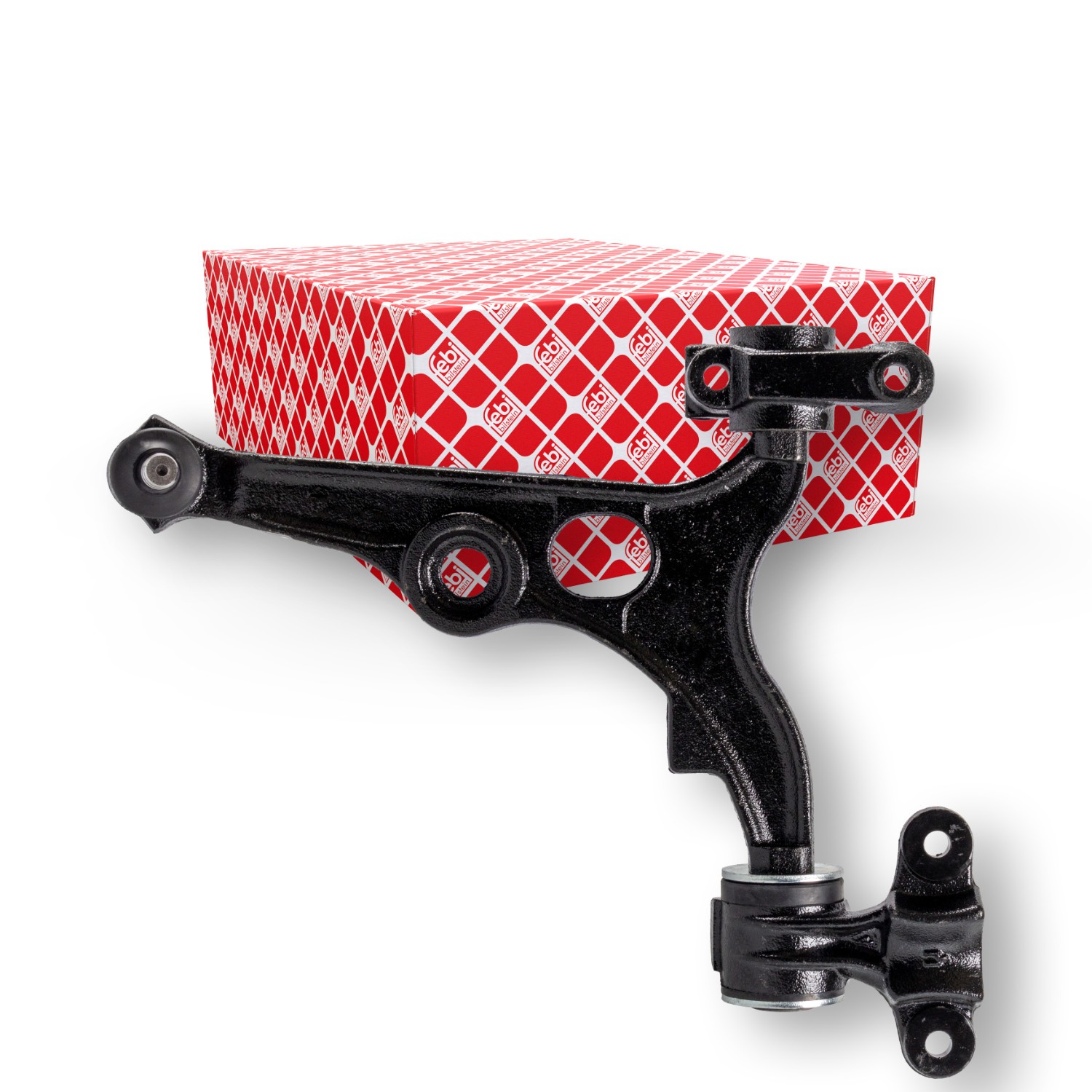 FEBI BILSTEIN 173551: Tukivarsi Etuakseli, vasen, Teräs, kumilaakereilla, Alapallo-/pallonivelellä