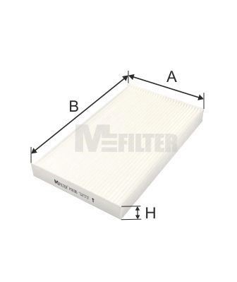 MFILTER K 9190: Interieurfilter pollenfilter