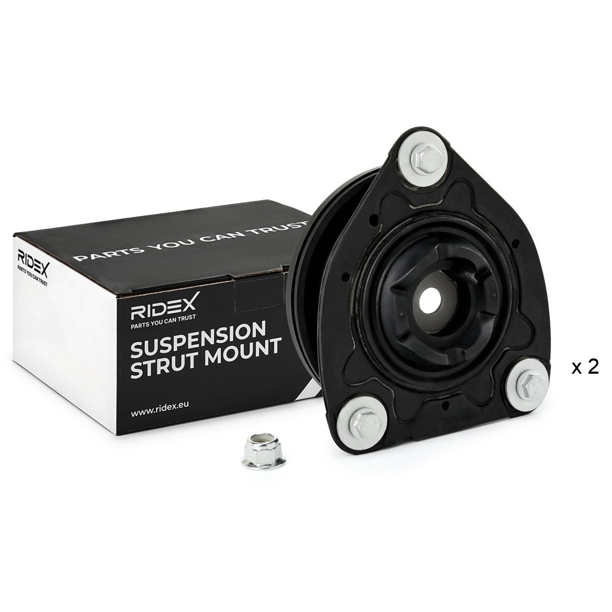 RIDEX 1180S0716: Fjærbeinslager framaksel, med lager