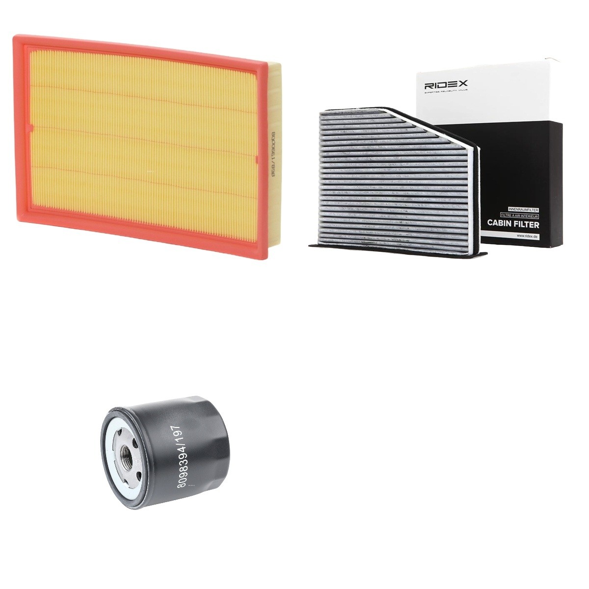 RIDEX 4055F3535: Filter-komplekt