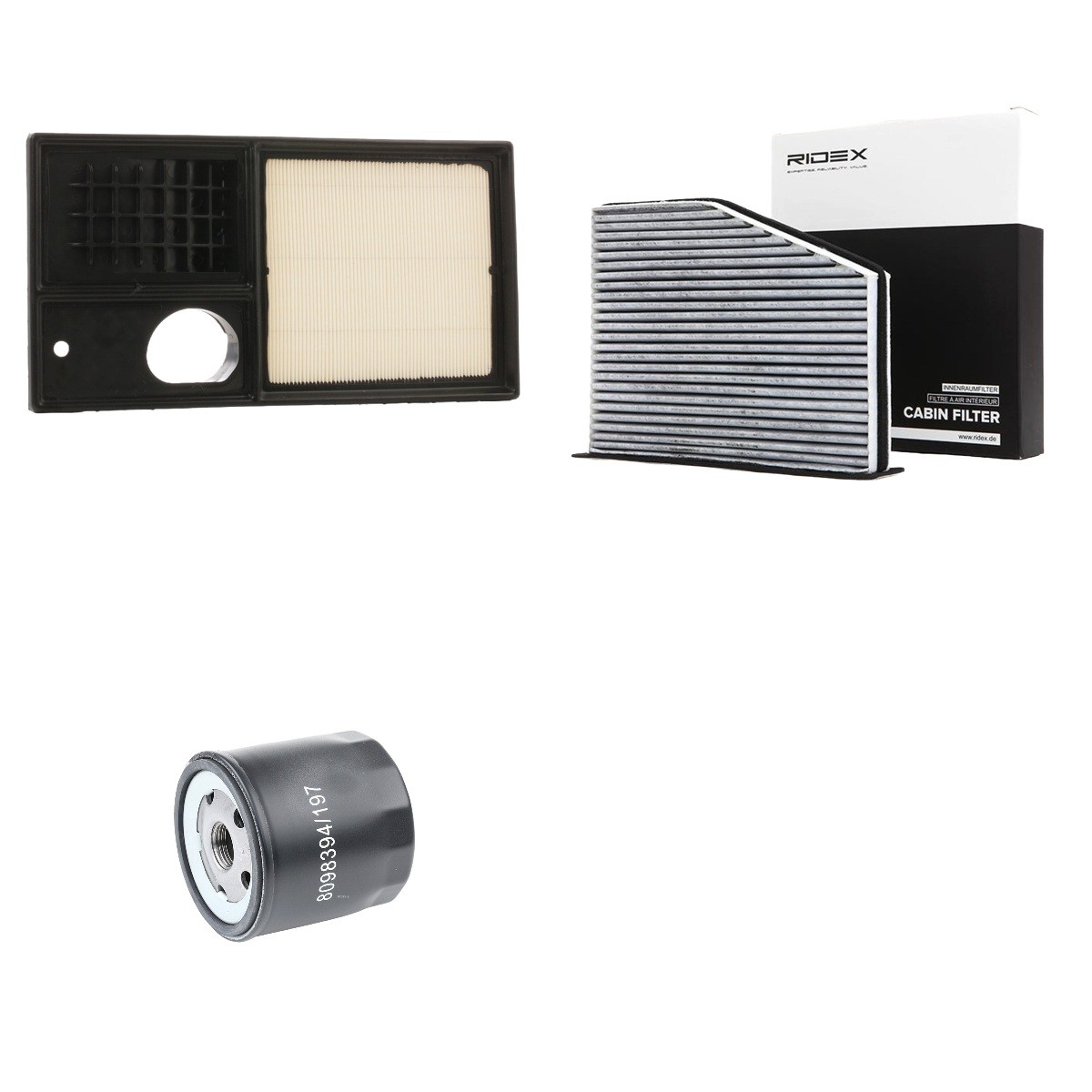 RIDEX 4055F3557: Szűrőkészlet