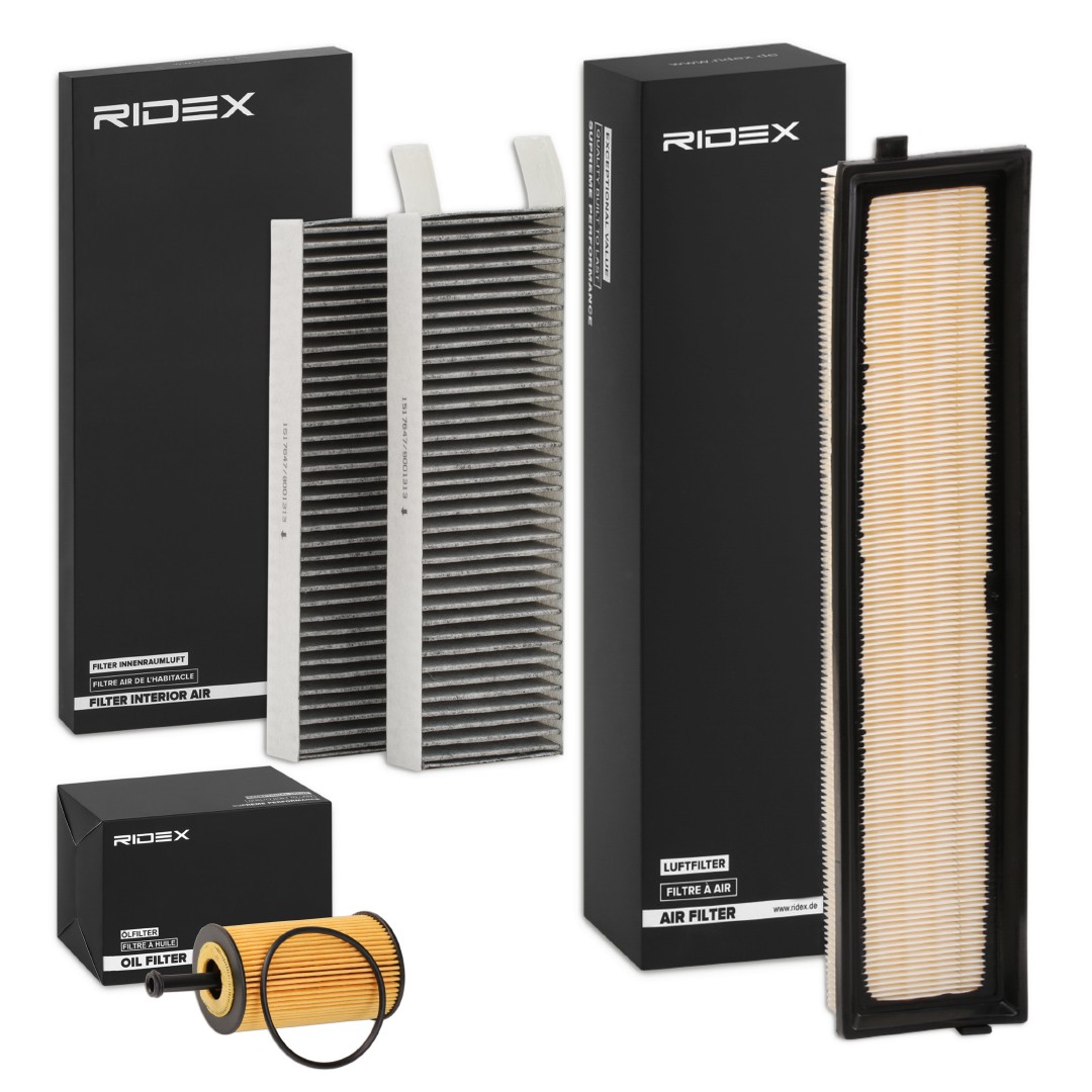 RIDEX 4055F3658: Комплект филтри