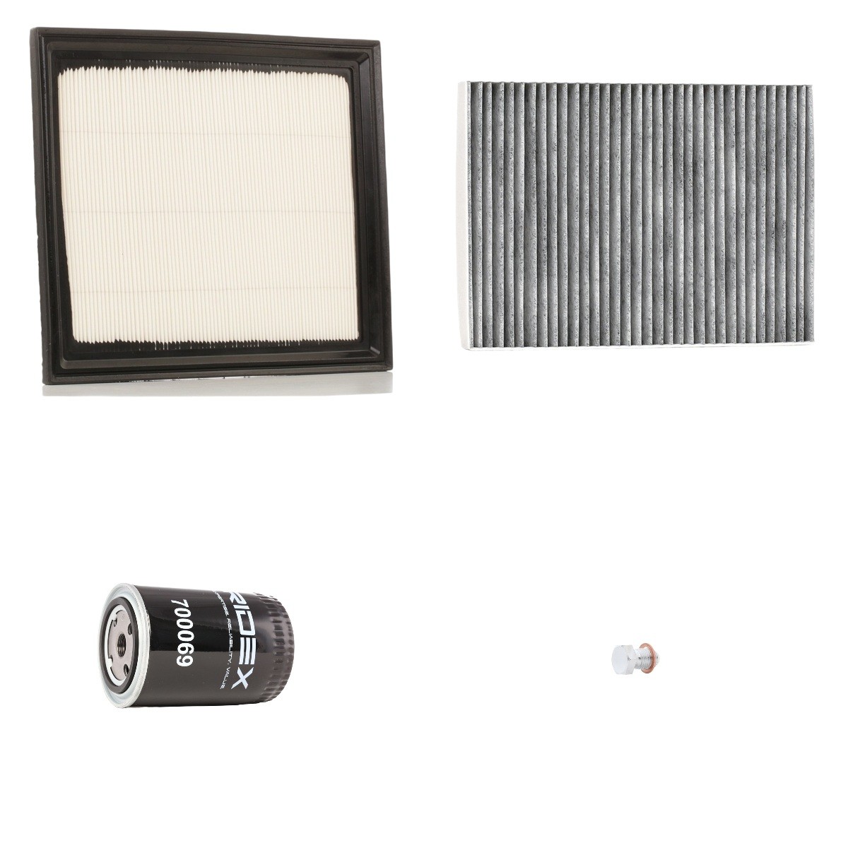 RIDEX 4055F6046: Filter - Sada