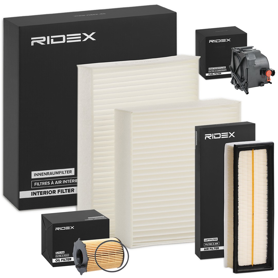 RIDEX 4055F11576: Комплект филтри