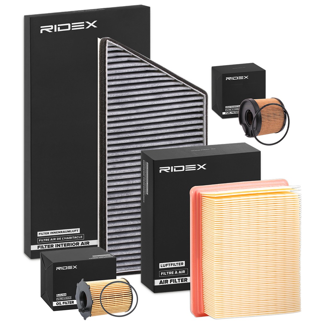 RIDEX 4055F11666: Filtersett