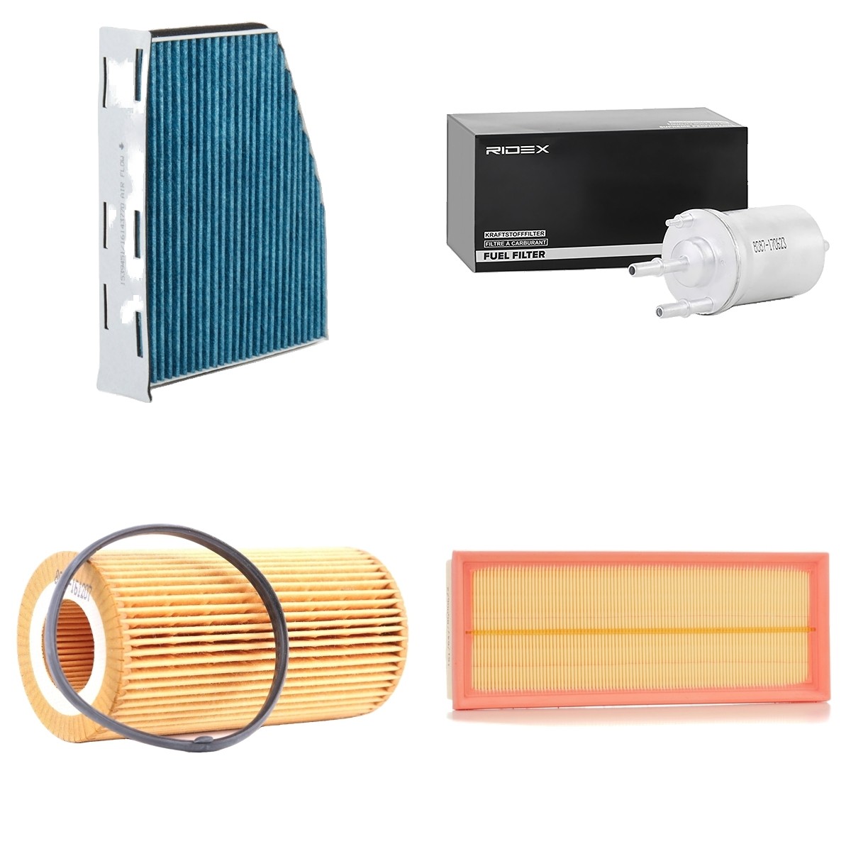 RIDEX 4055F11988: Filtersats