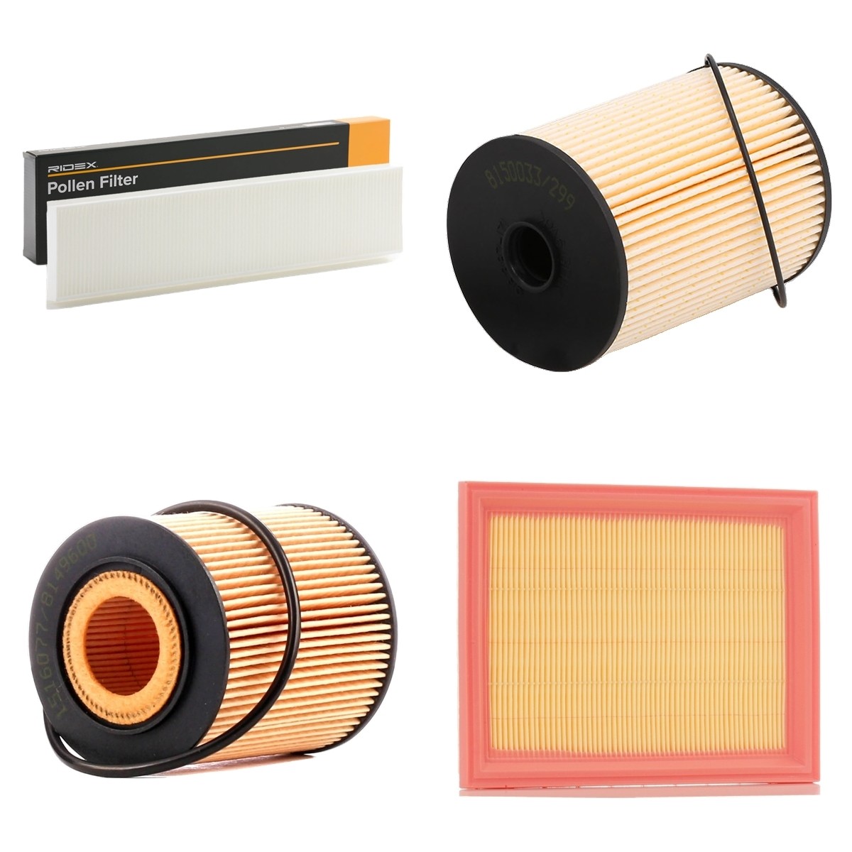 RIDEX 4055F12383: Kit filtri