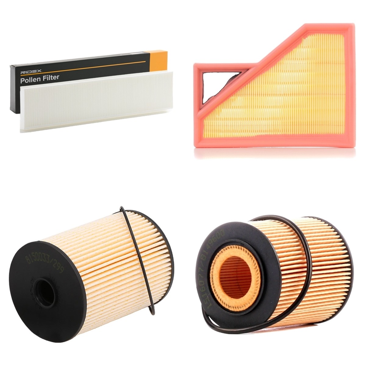 RIDEX 4055F12388: Kit filtri