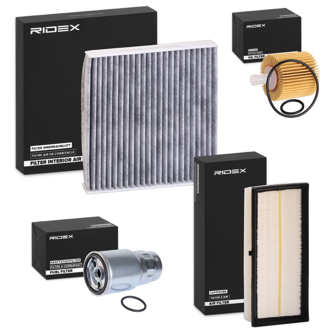 RIDEX 4055F12637: Комплект филтри