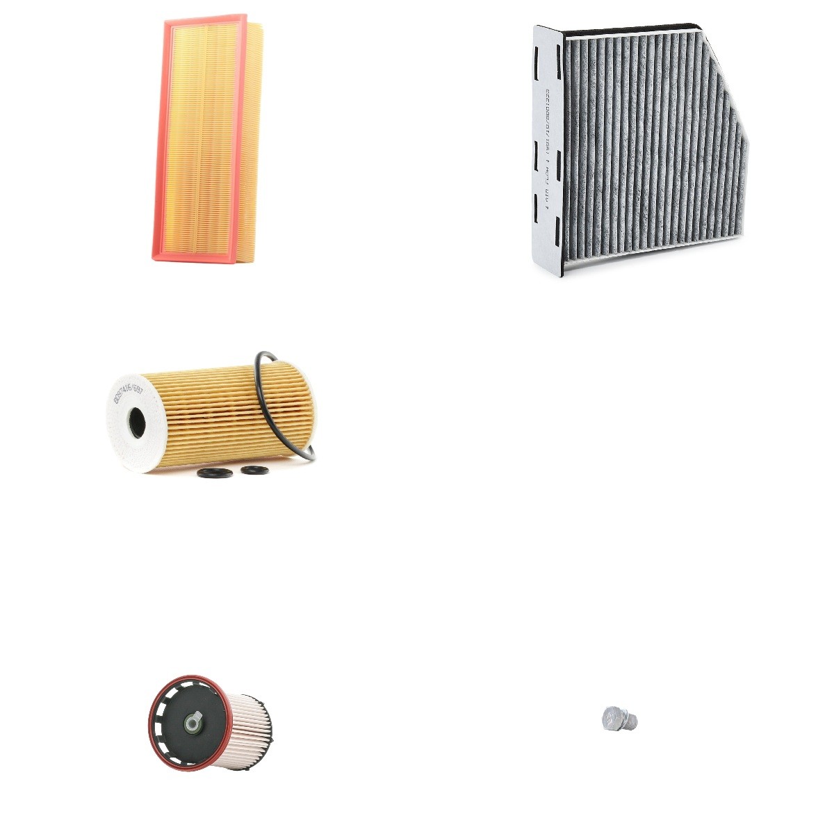 RIDEX 4055F12864: Комплект филтри