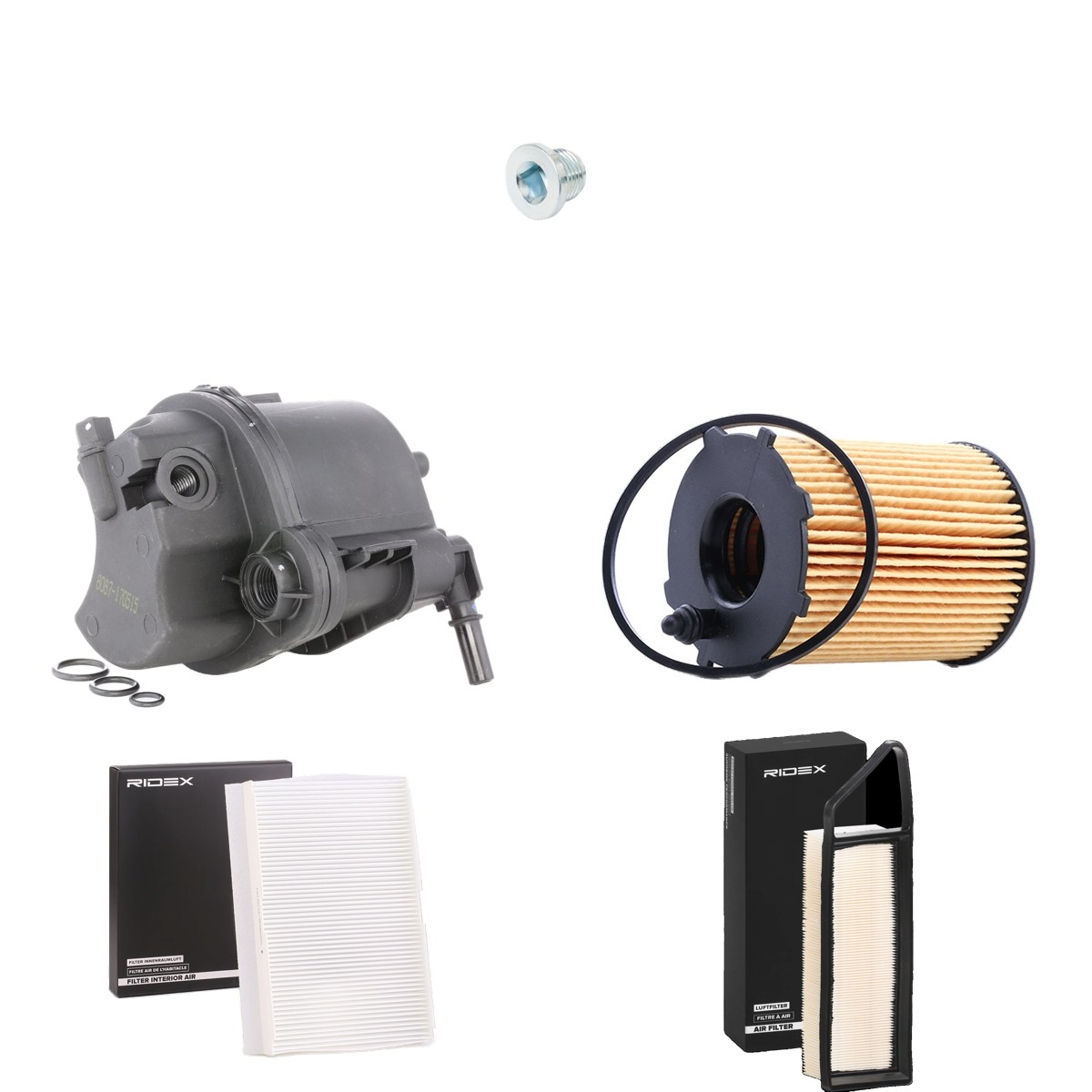 RIDEX 4055F12953: Kit filtri