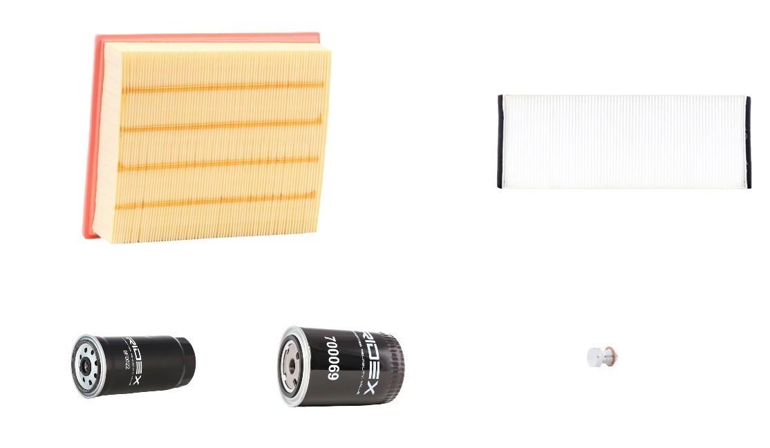 RIDEX 4055F13424: Filtersats