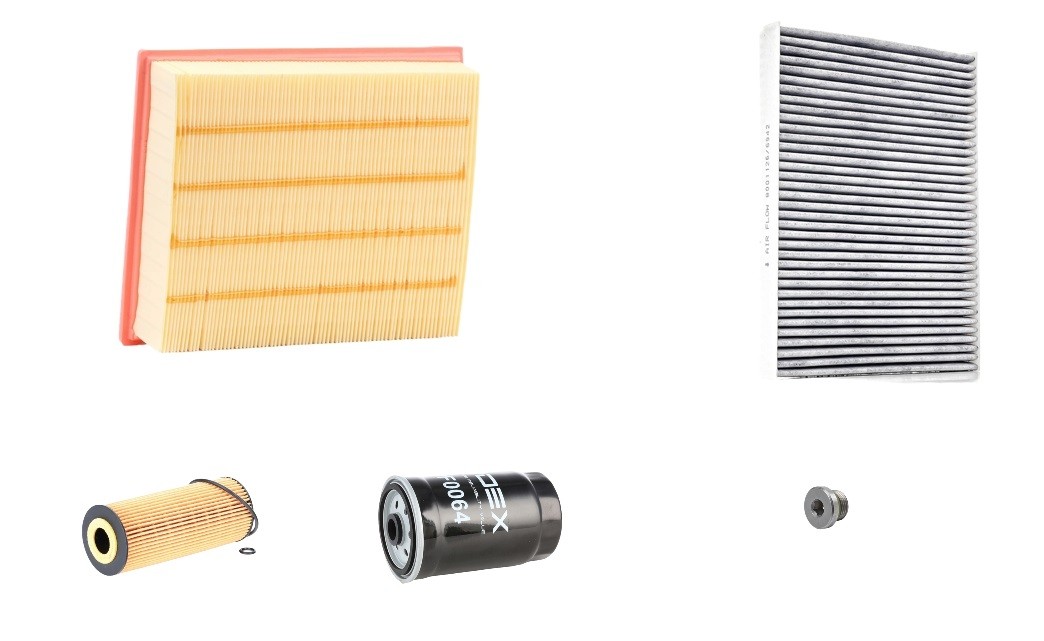 RIDEX 4055F15263: Filtersats