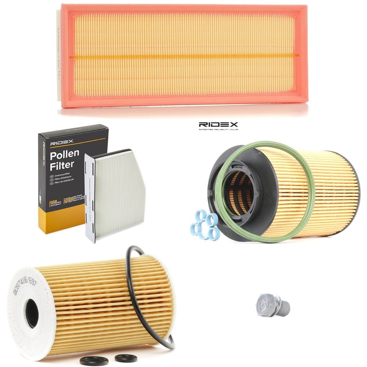 RIDEX 4055F15357: Filterset