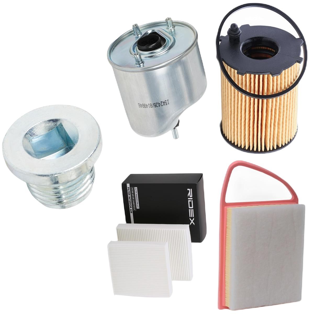 RIDEX 4055F15668: Filtersett