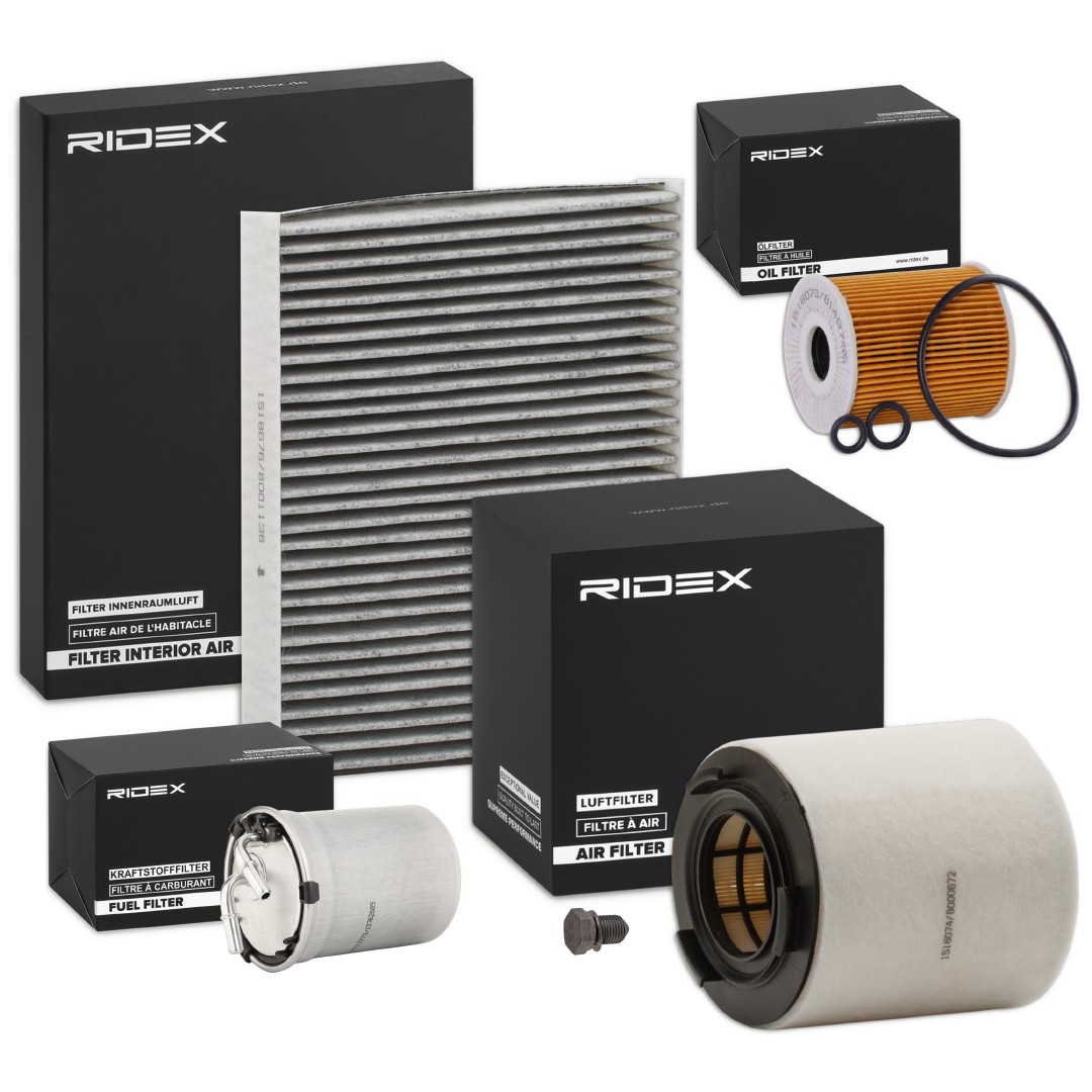 RIDEX 4055F17380: Filtrs-Komplekts