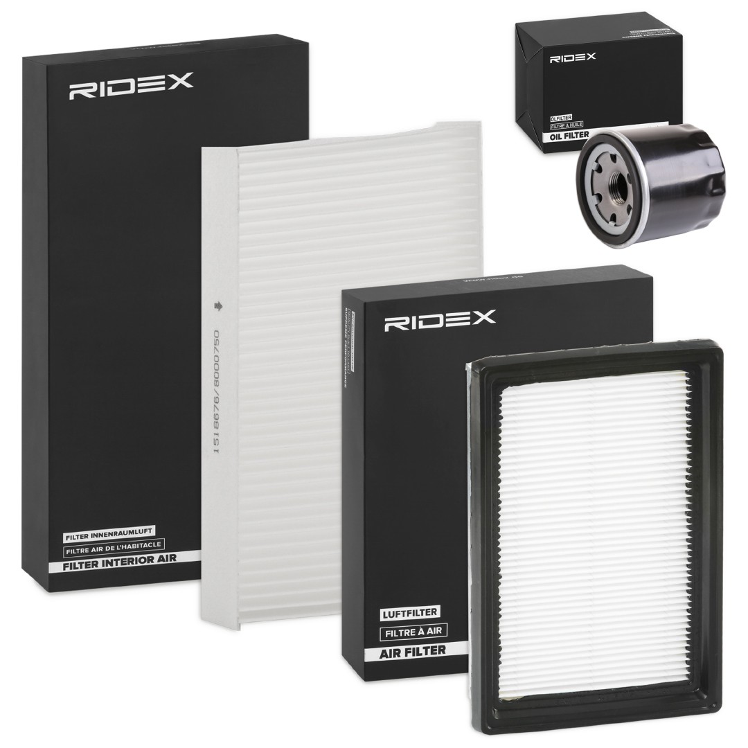 RIDEX 4055F19907: Комплект филтри