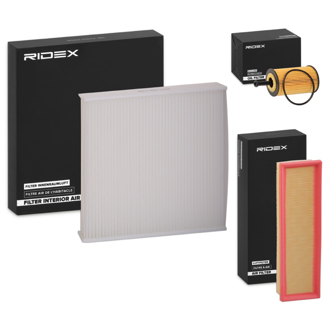 RIDEX 4055F20134: Комплект филтри