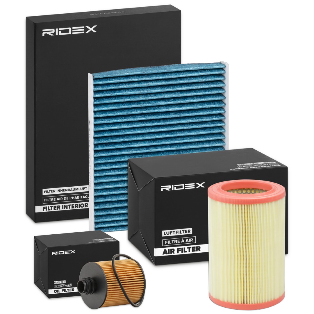 RIDEX 4055F20415: Filter - Sada