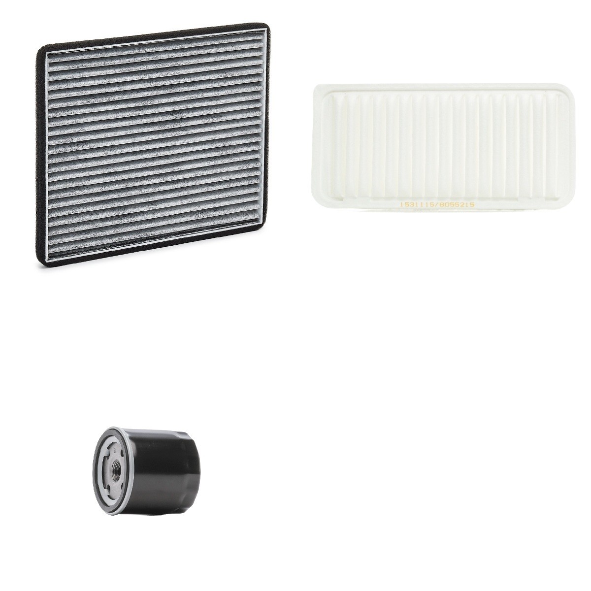 RIDEX 4055F20599: Комплект филтри