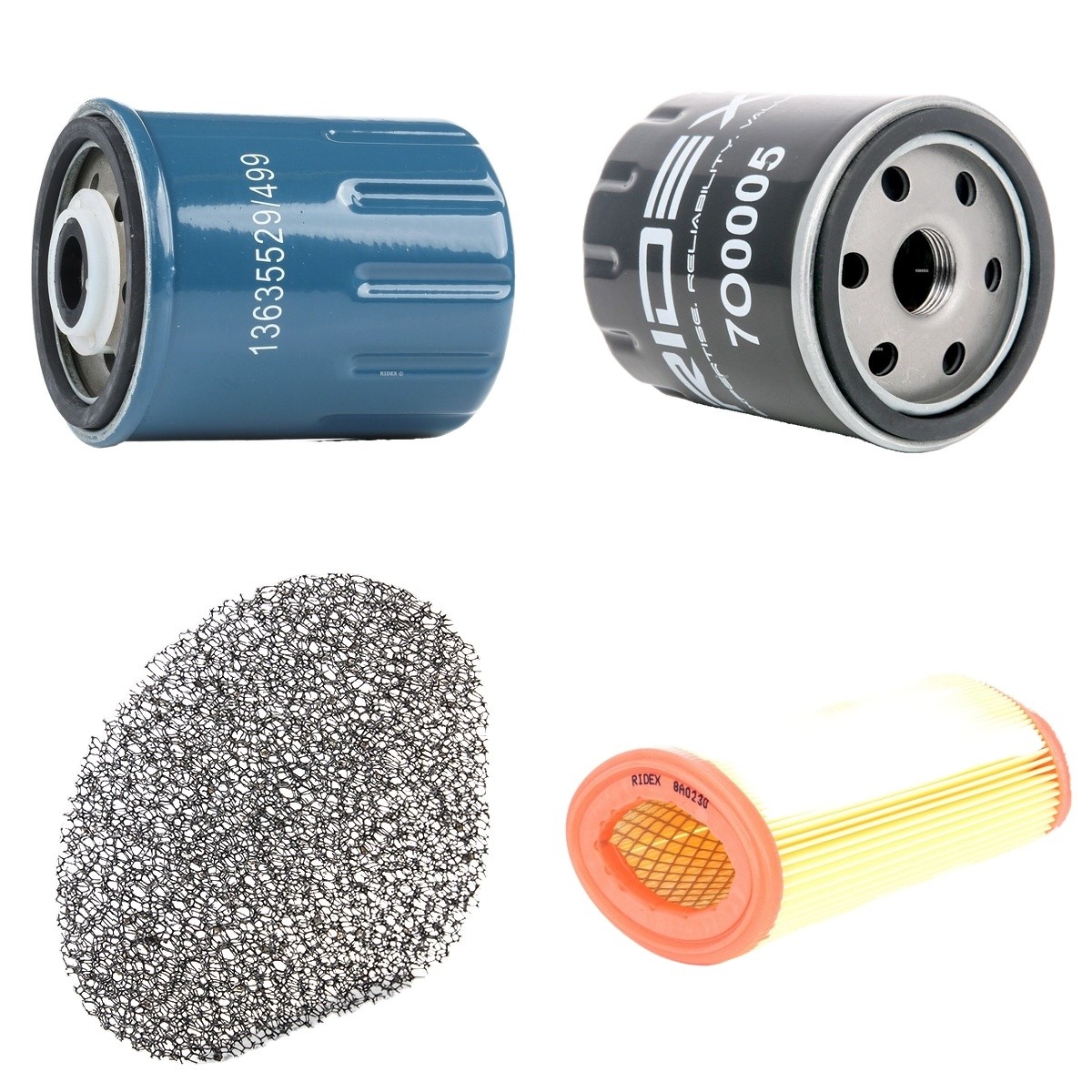 RIDEX 4055F25206: Kit de filtres
