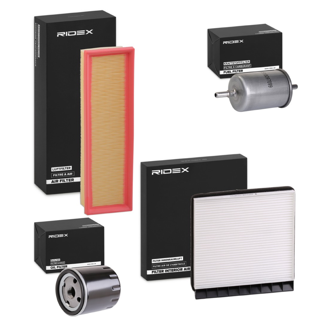 RIDEX 4055F25237: Комплект филтри