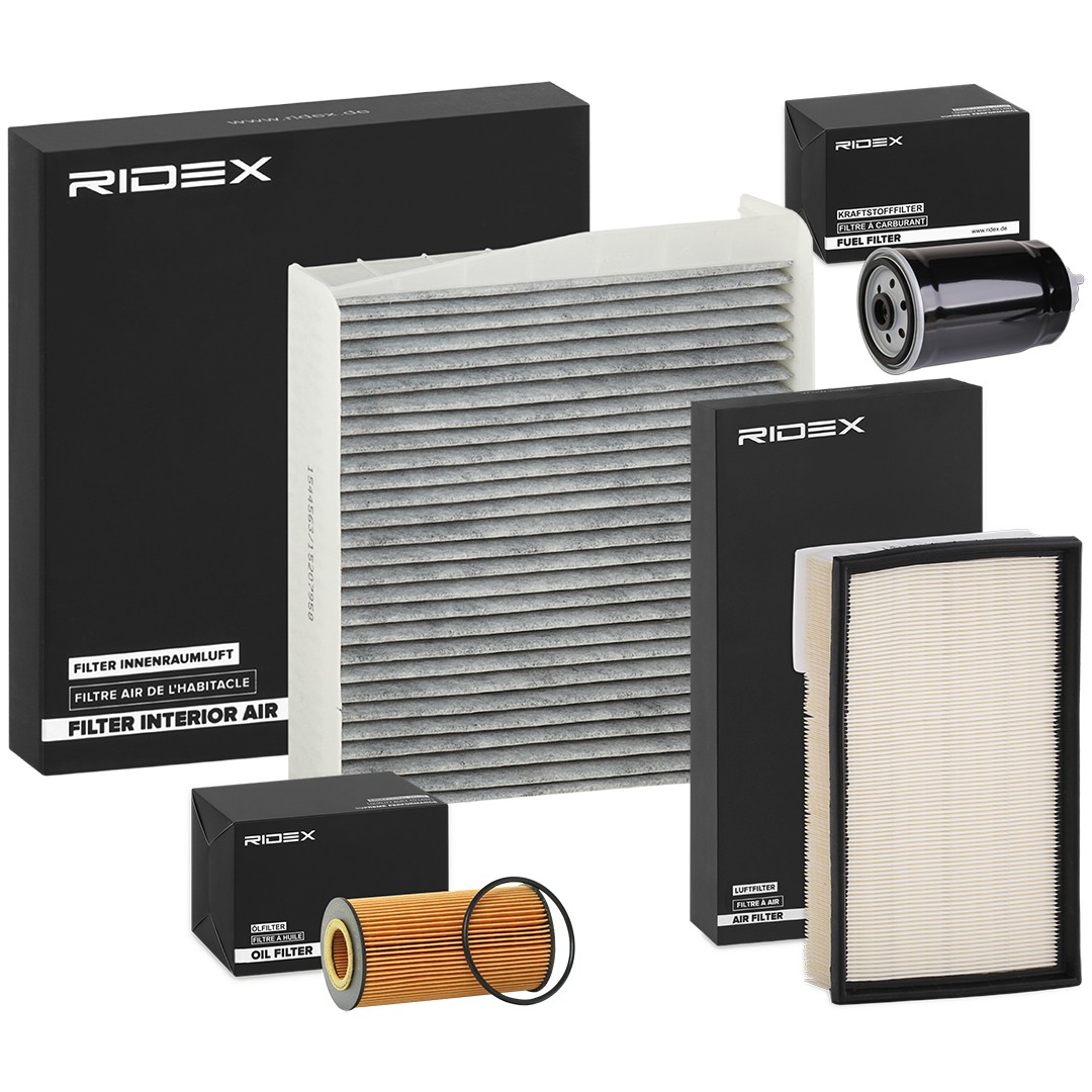 RIDEX 4055F25704: Комплект филтри