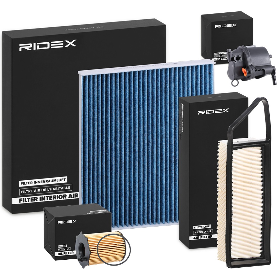 RIDEX 4055F25988: Filter - Sada