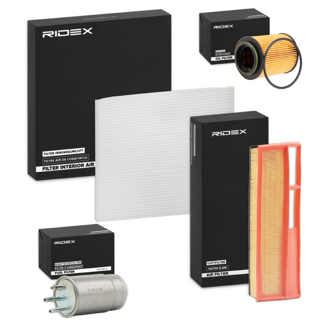RIDEX 4055F27657: Комплект филтри