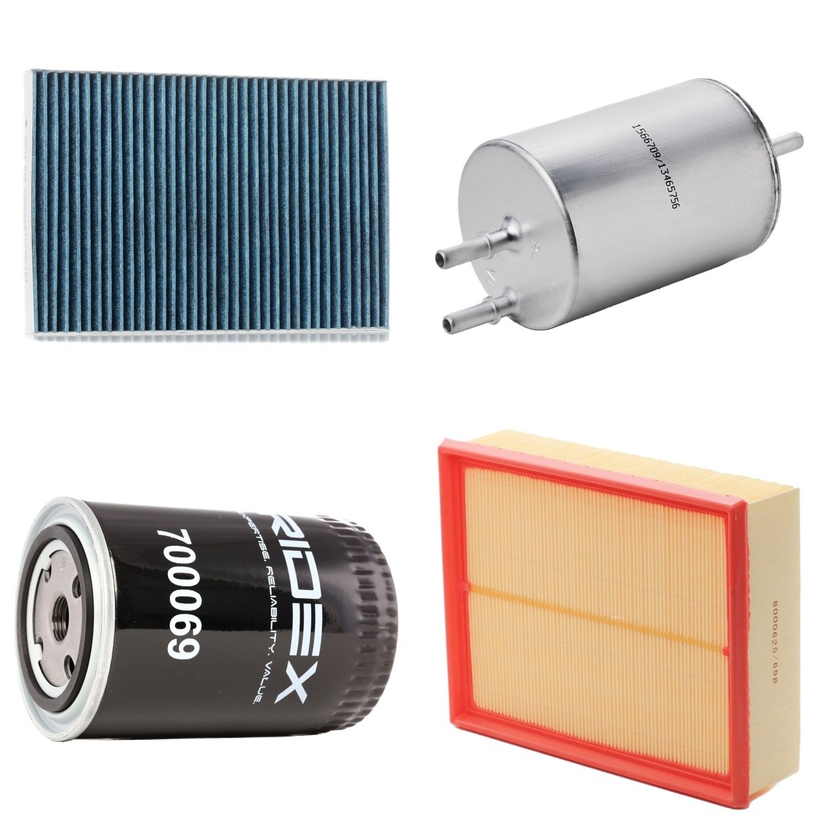 RIDEX 4055F27828: Filtersats