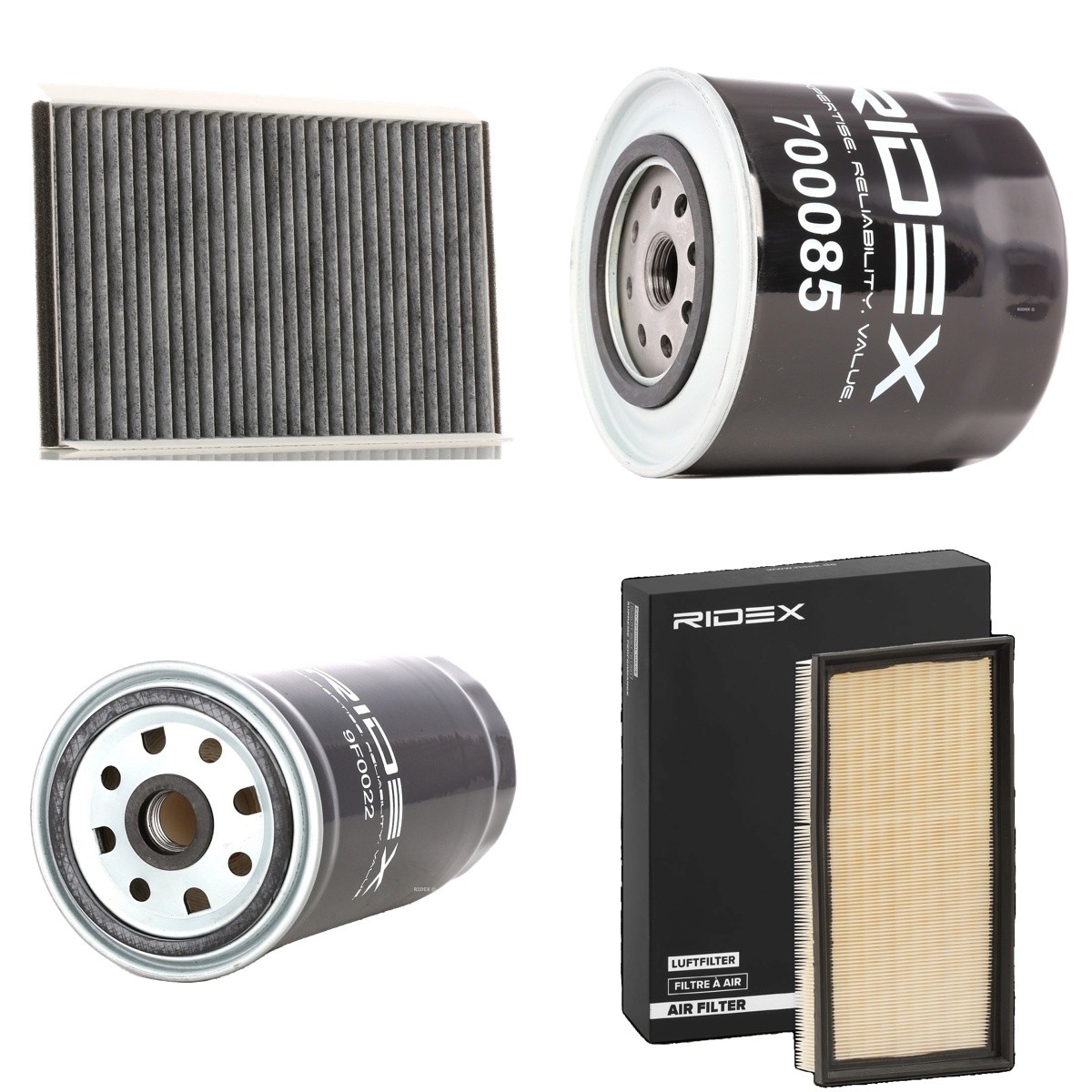 RIDEX 4055F28232: Filtrs-Komplekts