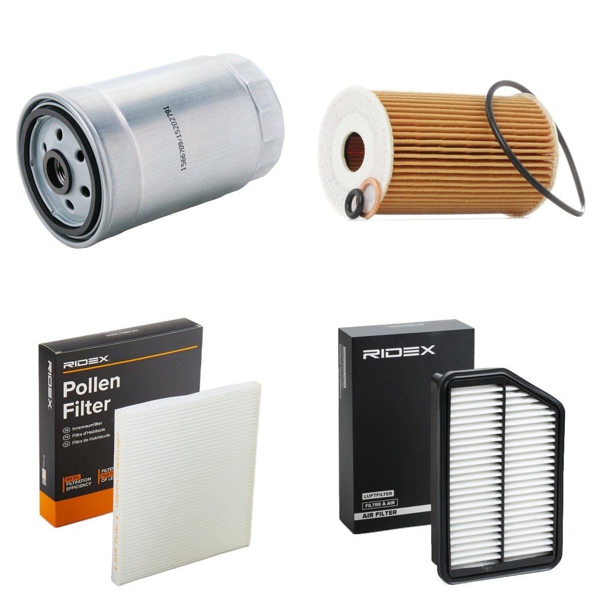RIDEX 4055F28278: Szűrőkészlet