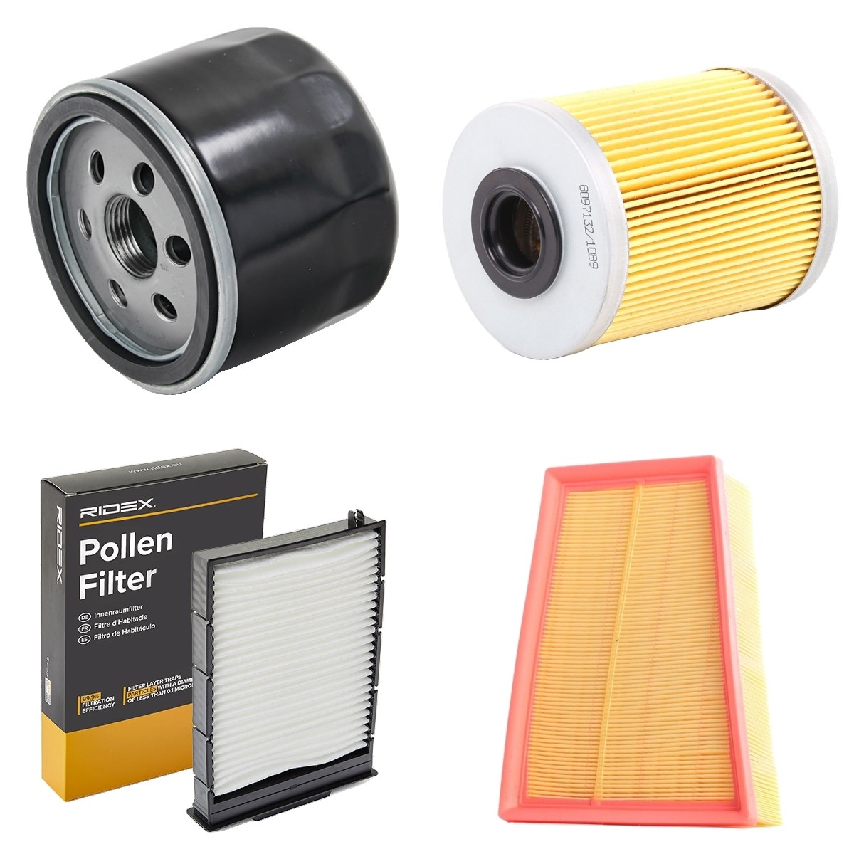 RIDEX 4055F29893: Suodatinsarja