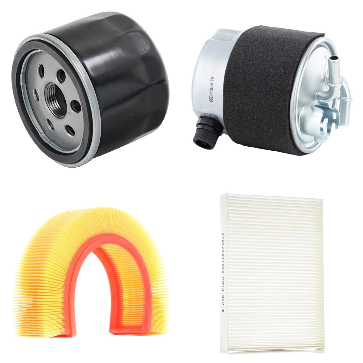 RIDEX 4055F30060: Комплект филтри