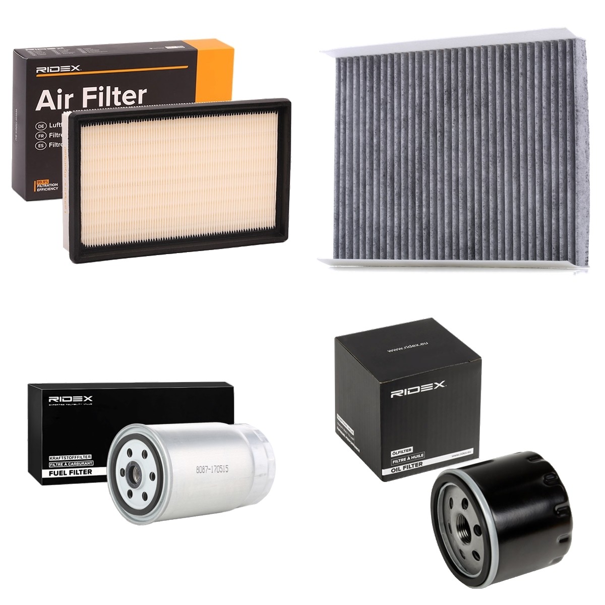 RIDEX 4055F30164: Filterset