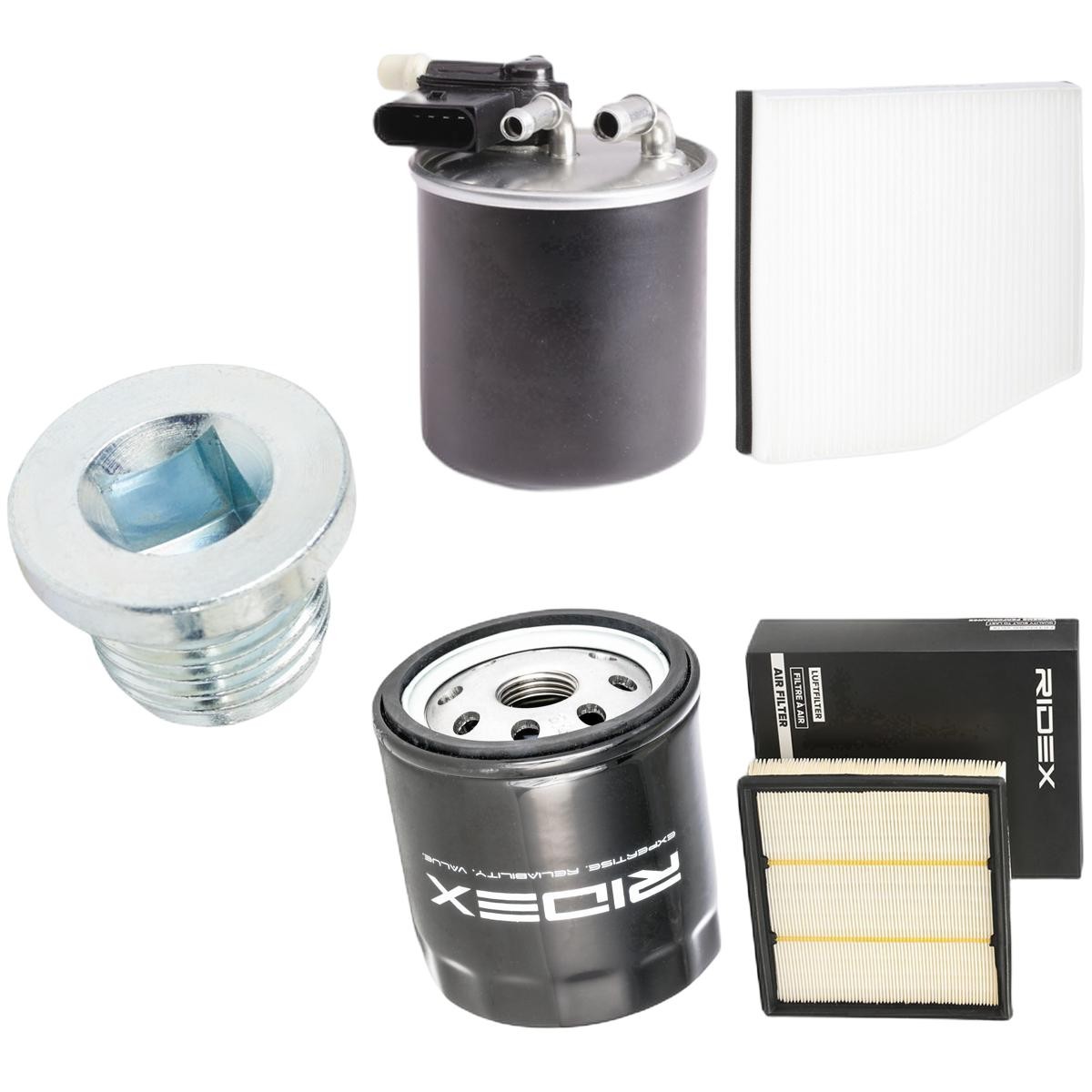 RIDEX 4055F33538: Kit de filtres