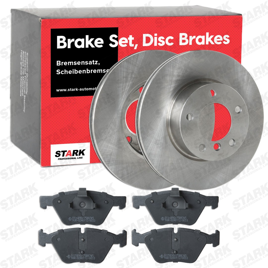STARK SKBK-10990496: Disques et plaquettes de freins Essieu avant, Ø: 300mm, ventilé