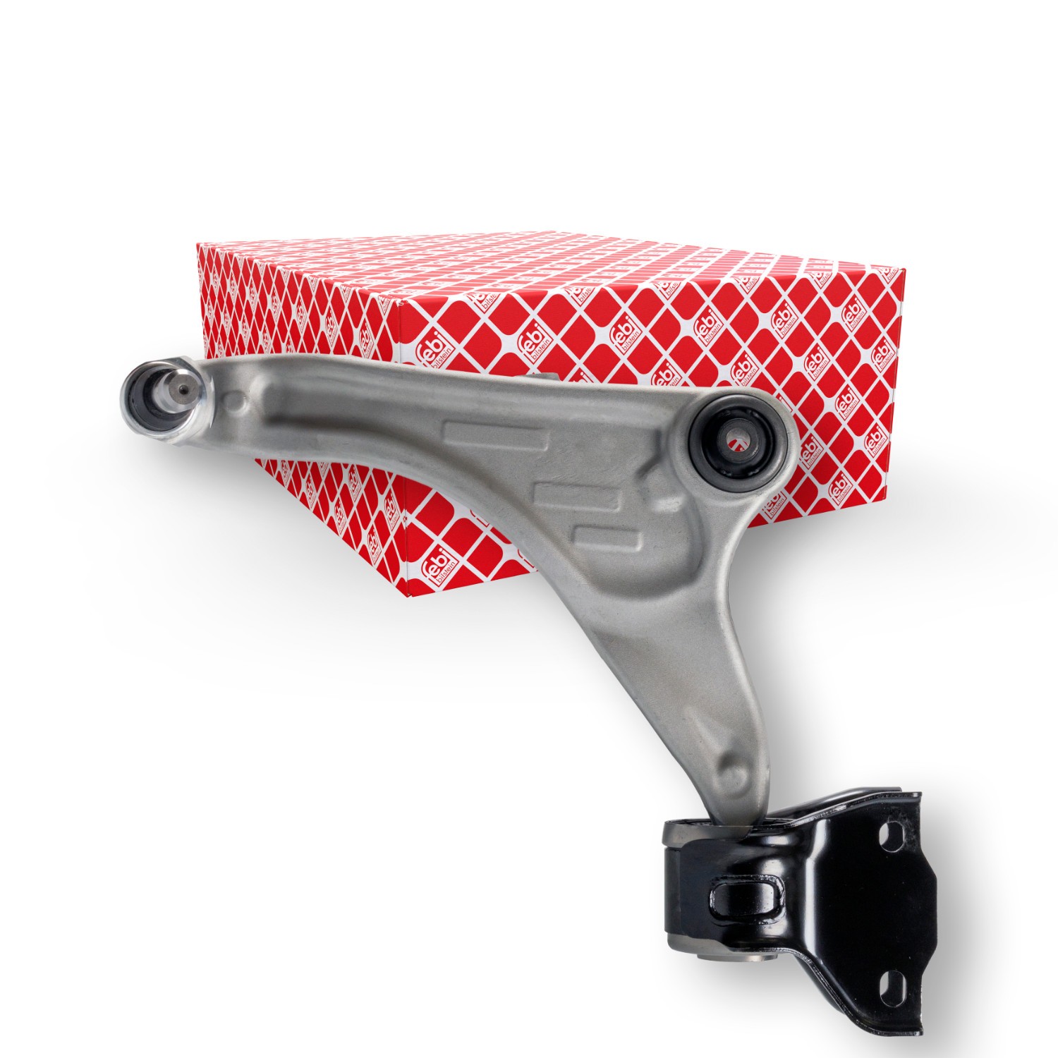 FEBI BILSTEIN 174696: Tukivarsi Etuakseli, vasen, Alumiini, kumilaakereilla, Alapallo-/pallonivelellä