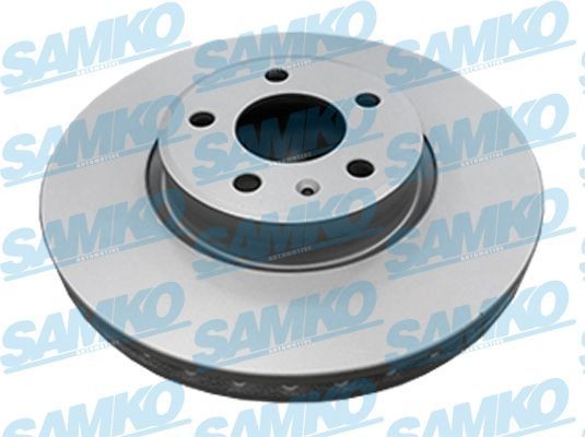 SAMKO A1061VR: Disque de frein TOTAL COATED Ø: 318mm, ventilé de l'intérieur, Ø: 318mm, revêtu