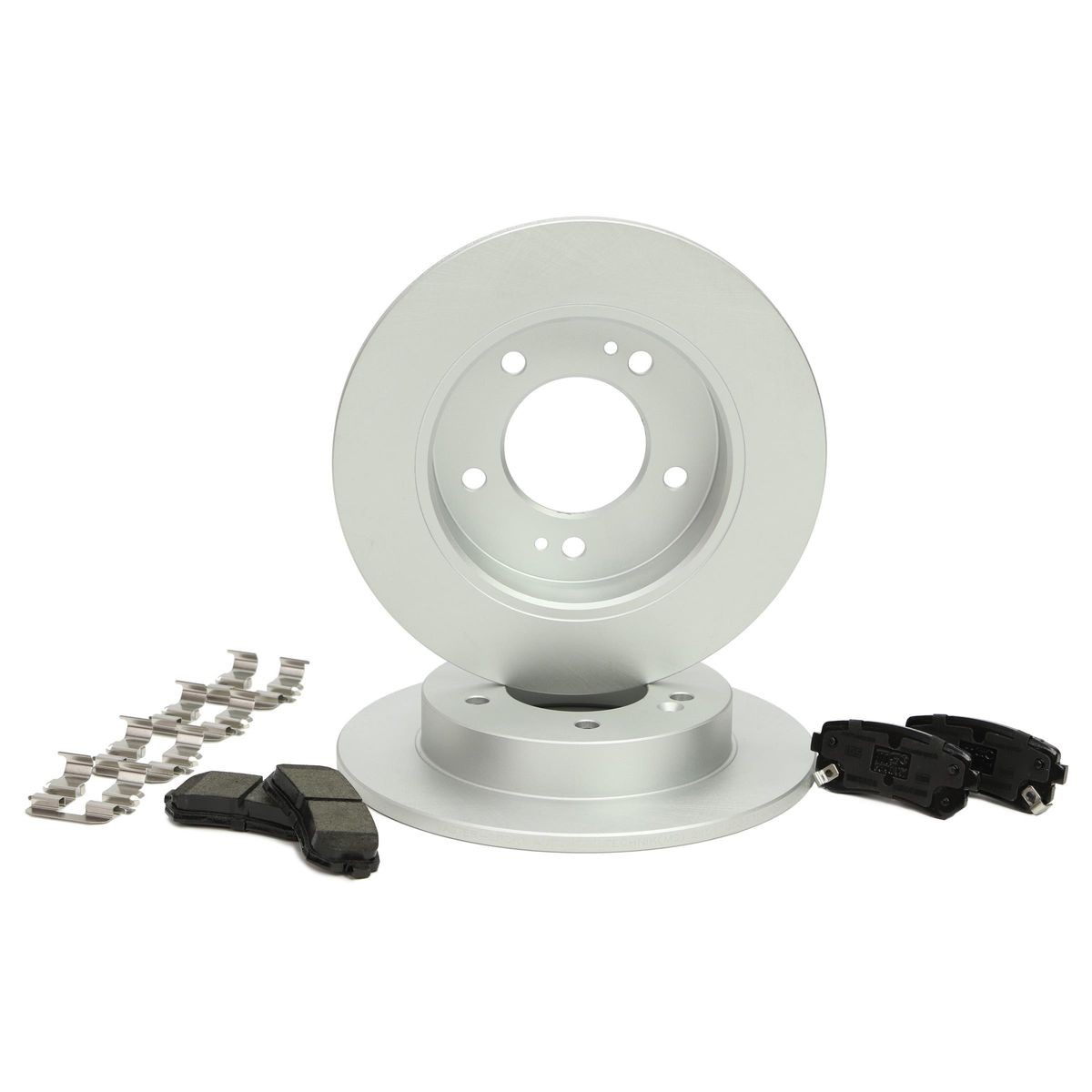 MASTER-SPORT 201003570 Bremsscheiben und -beläge Hinterachse, Ø: 258mm, voll