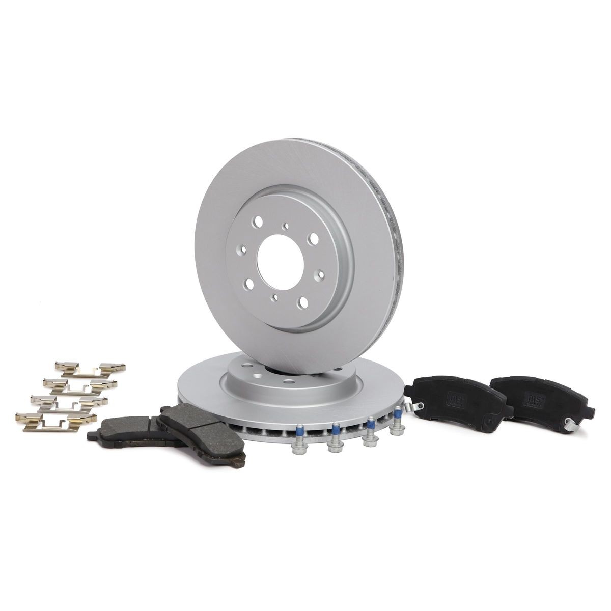 MASTER-SPORT 202202800: Remschijven en blokken Vooras, Ø: 256mm, Geventileerd, Met anti-kreukplaat