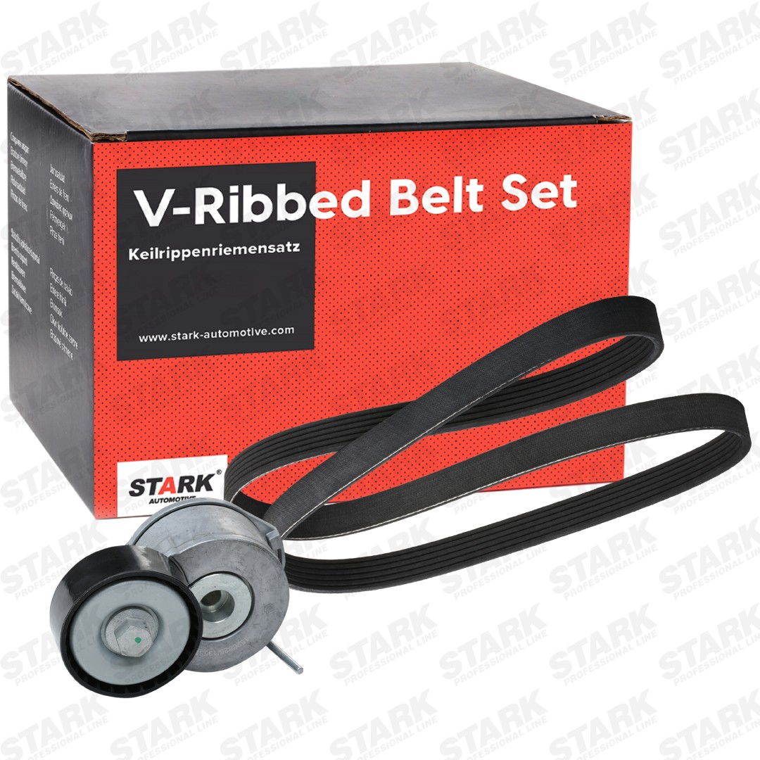 STARK SKRBS-1200737: Sada zebrovanych klinovych remenu