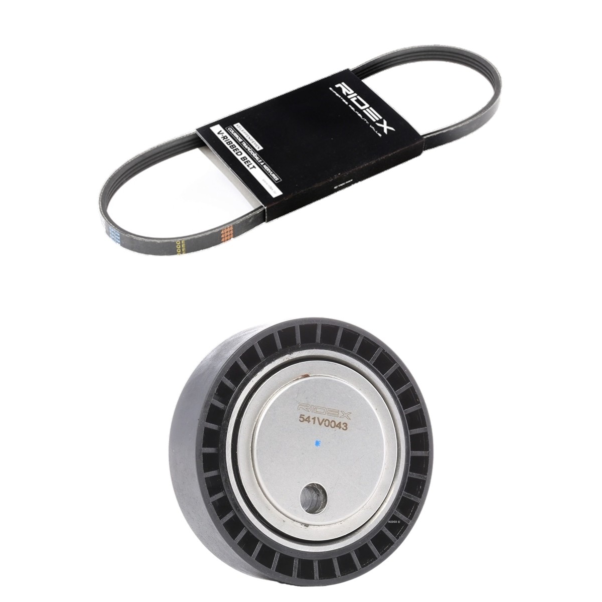 RIDEX 542R0760: Sada zebrovanych klinovych remenu