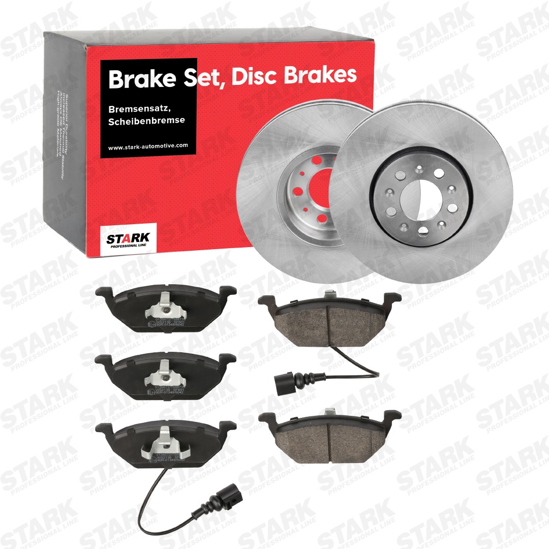 STARK SKBK-10990823: Bremžu komplekts, Disku bremzes Priekšējais tilts, Ø: 288,0mm, ventilējams