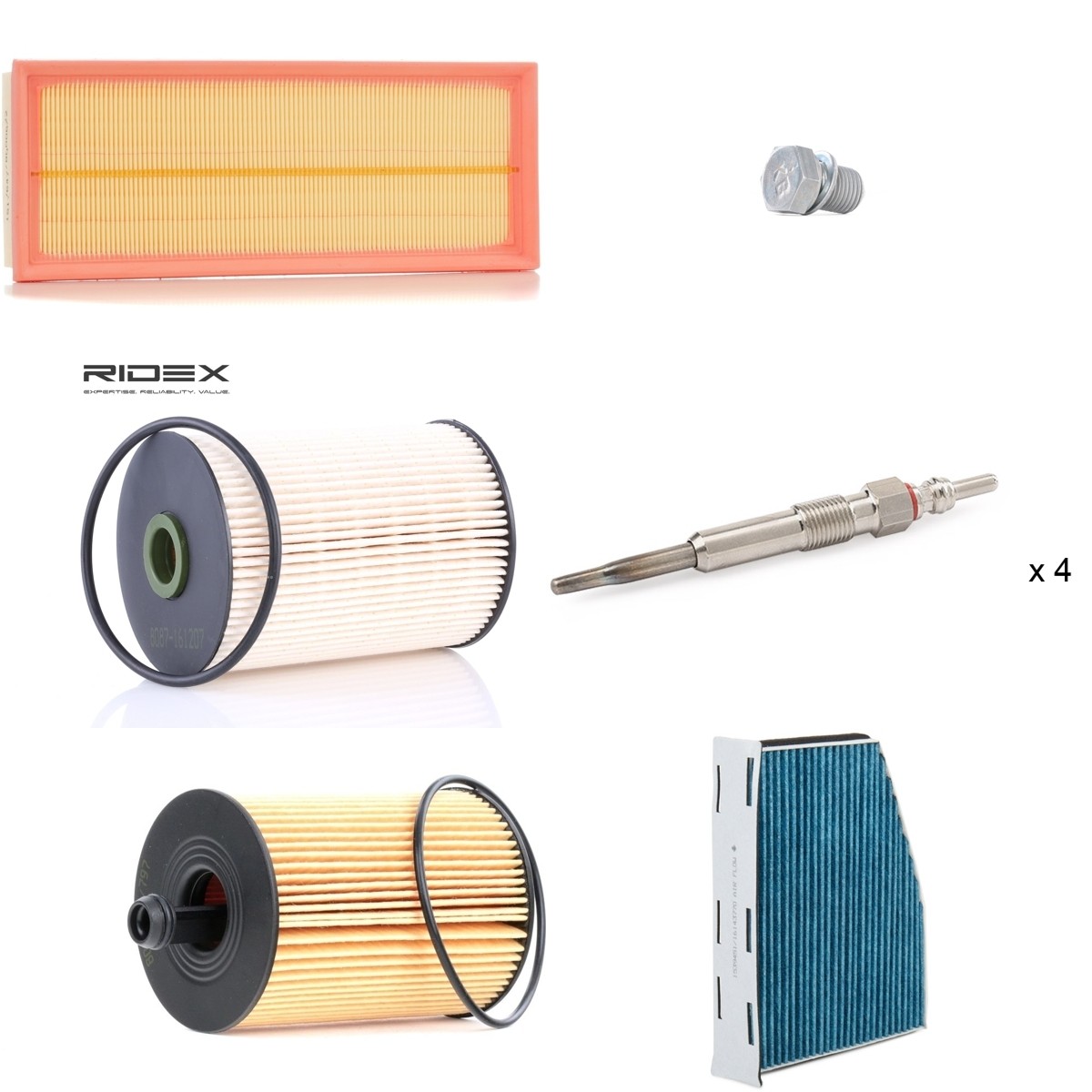 RIDEX 4682P1932: Alkarséz készlet, felülvizsgálat