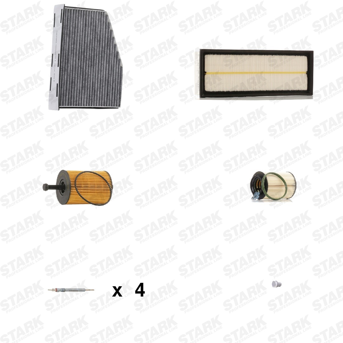 STARK SKPSM-4574107: Detaļu komplekts, Tehniskā apkope