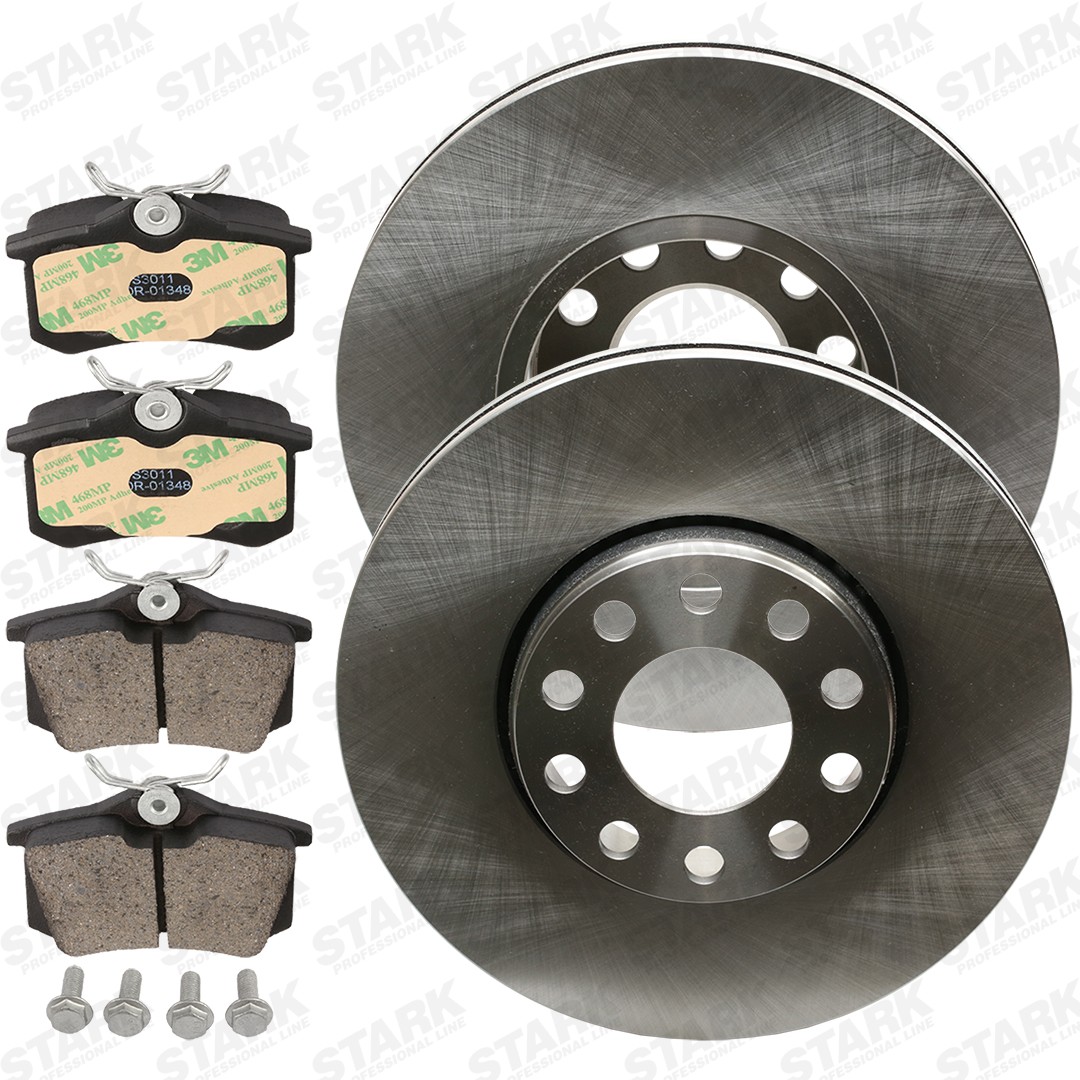 STARK SKBK-10991047 Bremsscheiben und -beläge Vorderachse, Ø: 287,4mm, Belüftet