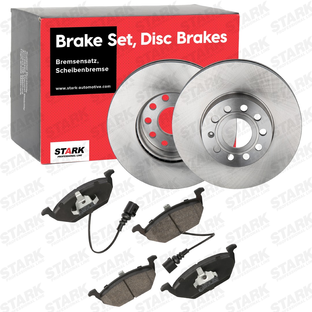 STARK SKBK-10991172: Zestaw do hamulców, hamulce tarczowe Oś przednia, Ø: 288[mm], wentylowany