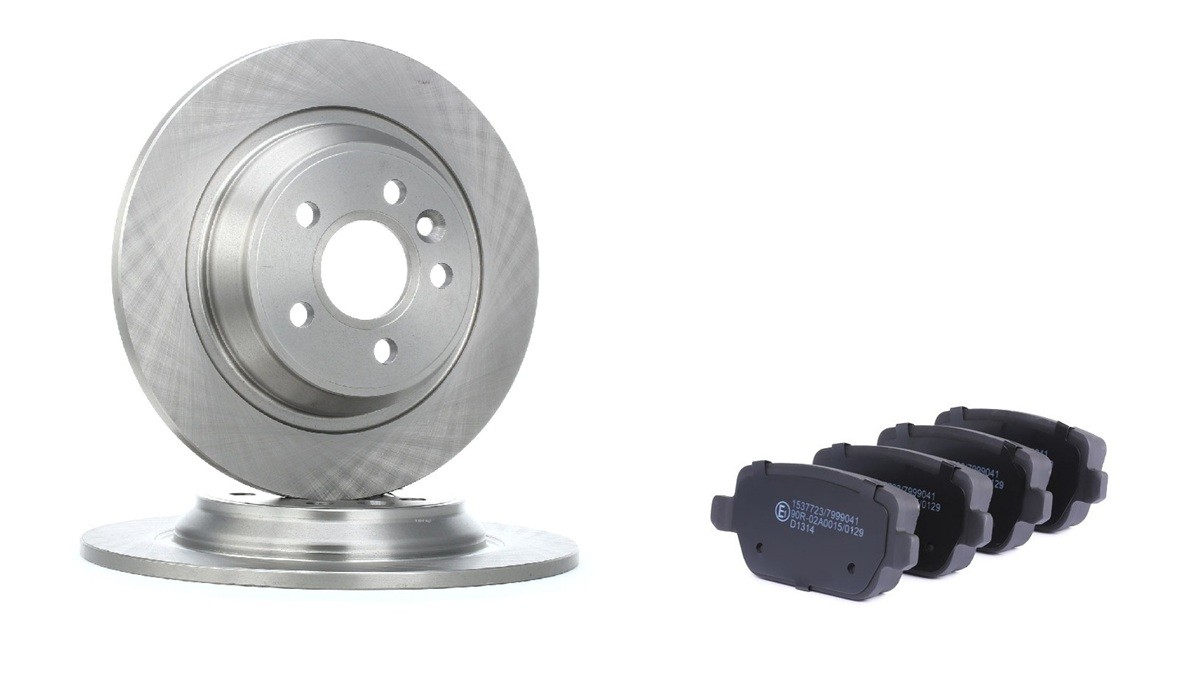 RIDEX 3405B1190: Remschijven en blokken Achteras, Ø: 302mm, volledig