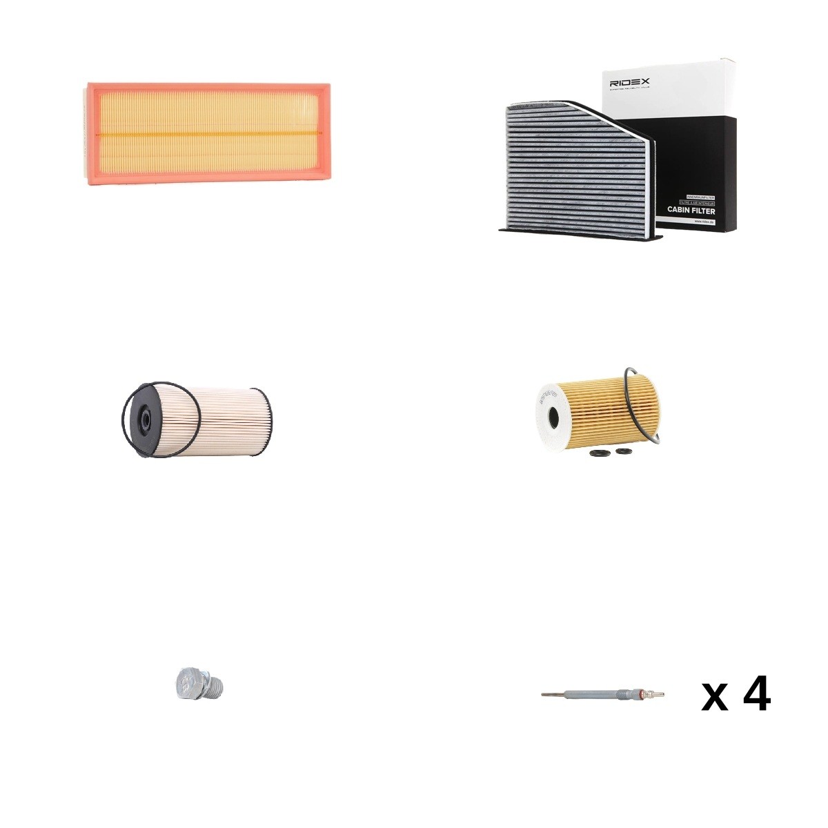 RIDEX 4682P4552: Onderhoudspakket